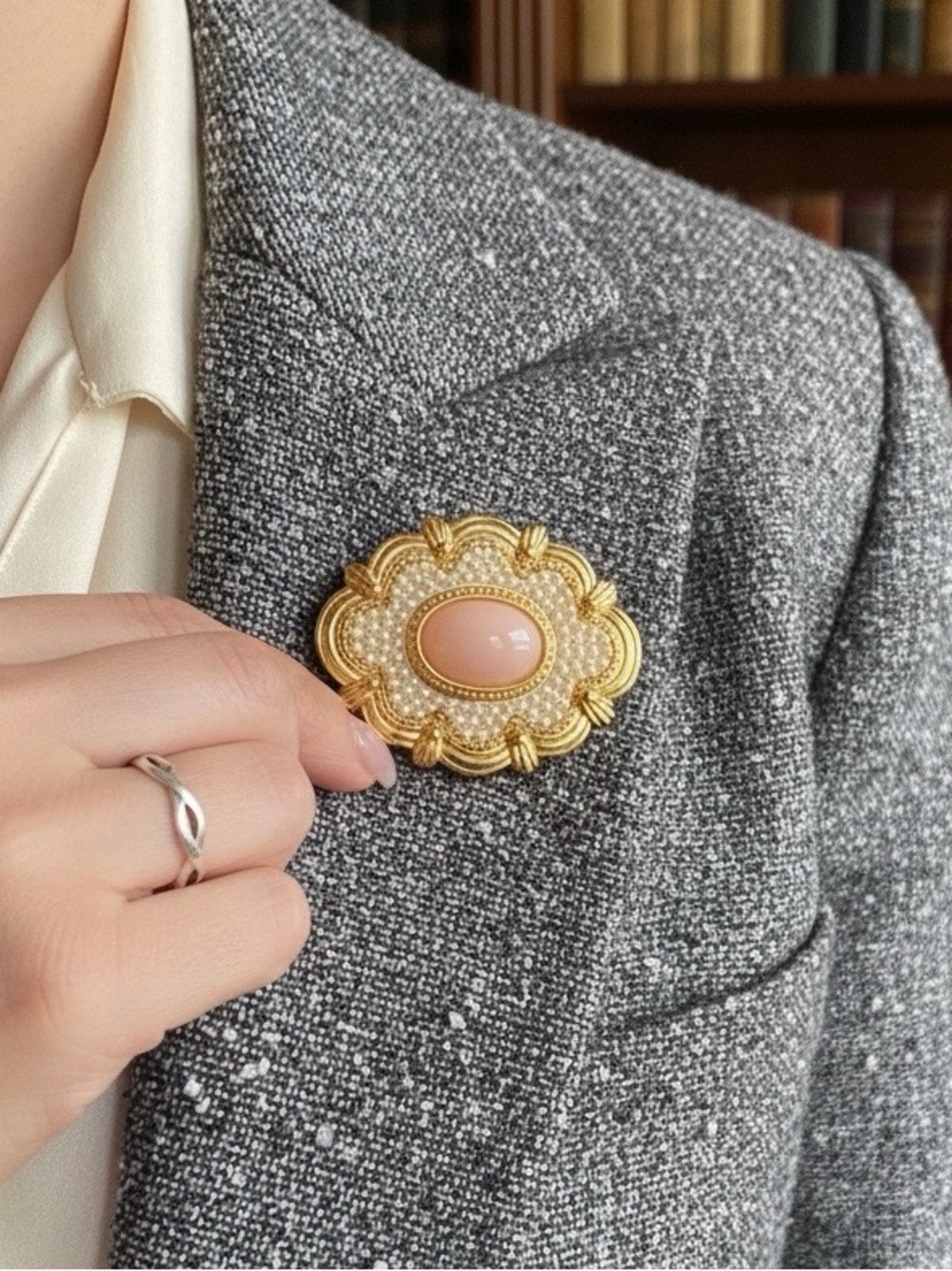Vintage Avon Victorian Brooch